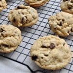 Chewy Chocolate Chip Cookie Dough Recipe with Bread and Cake Flour