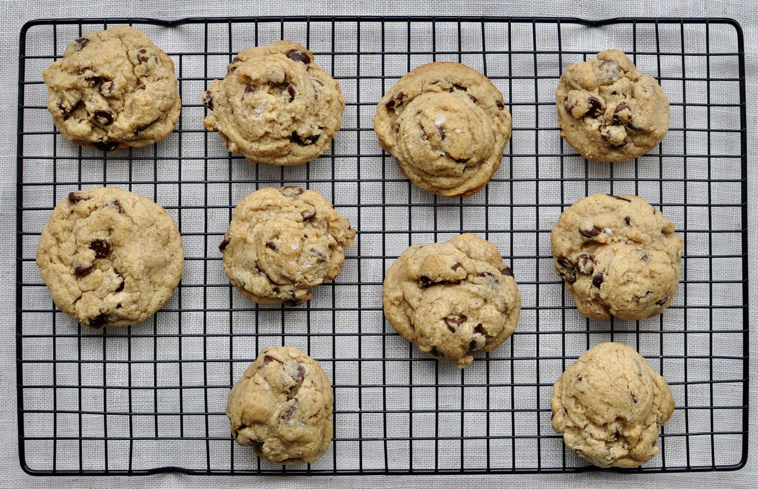 Chewy Chocolate Chip Cookie Recipe Made with Bread and Cake Flour
