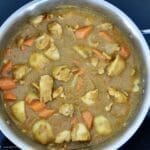 Japanese Chicken Curry with Curry Sauce Mix Carrots Potatoes