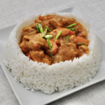 Japanese Chicken Curry with Curry Sauce Mix over Rice