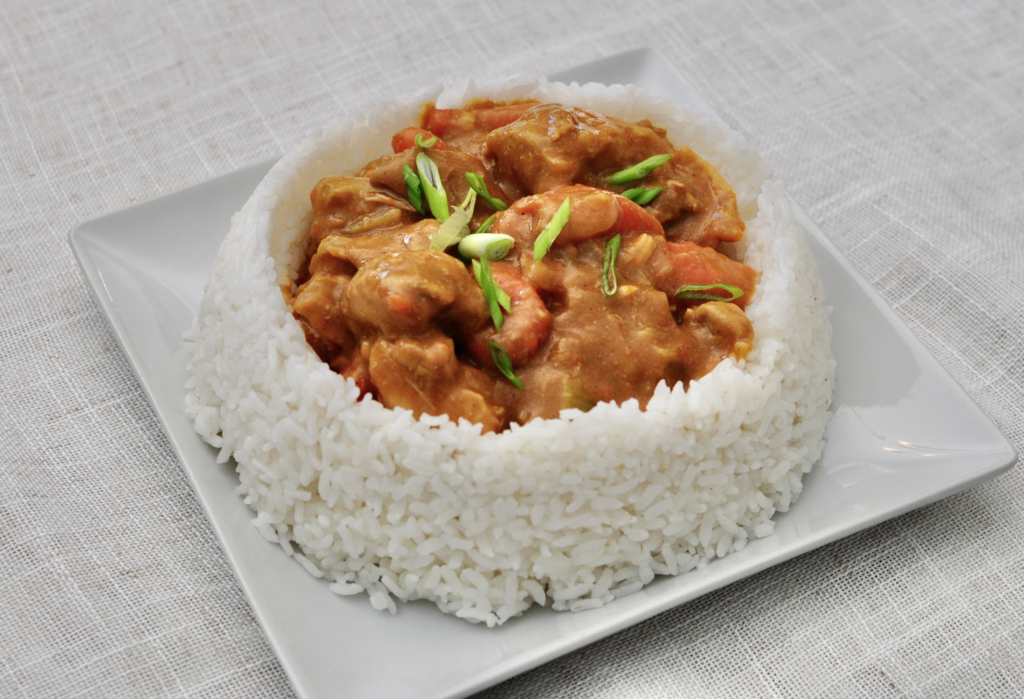 Japanese Curry Chicken Over Rice
