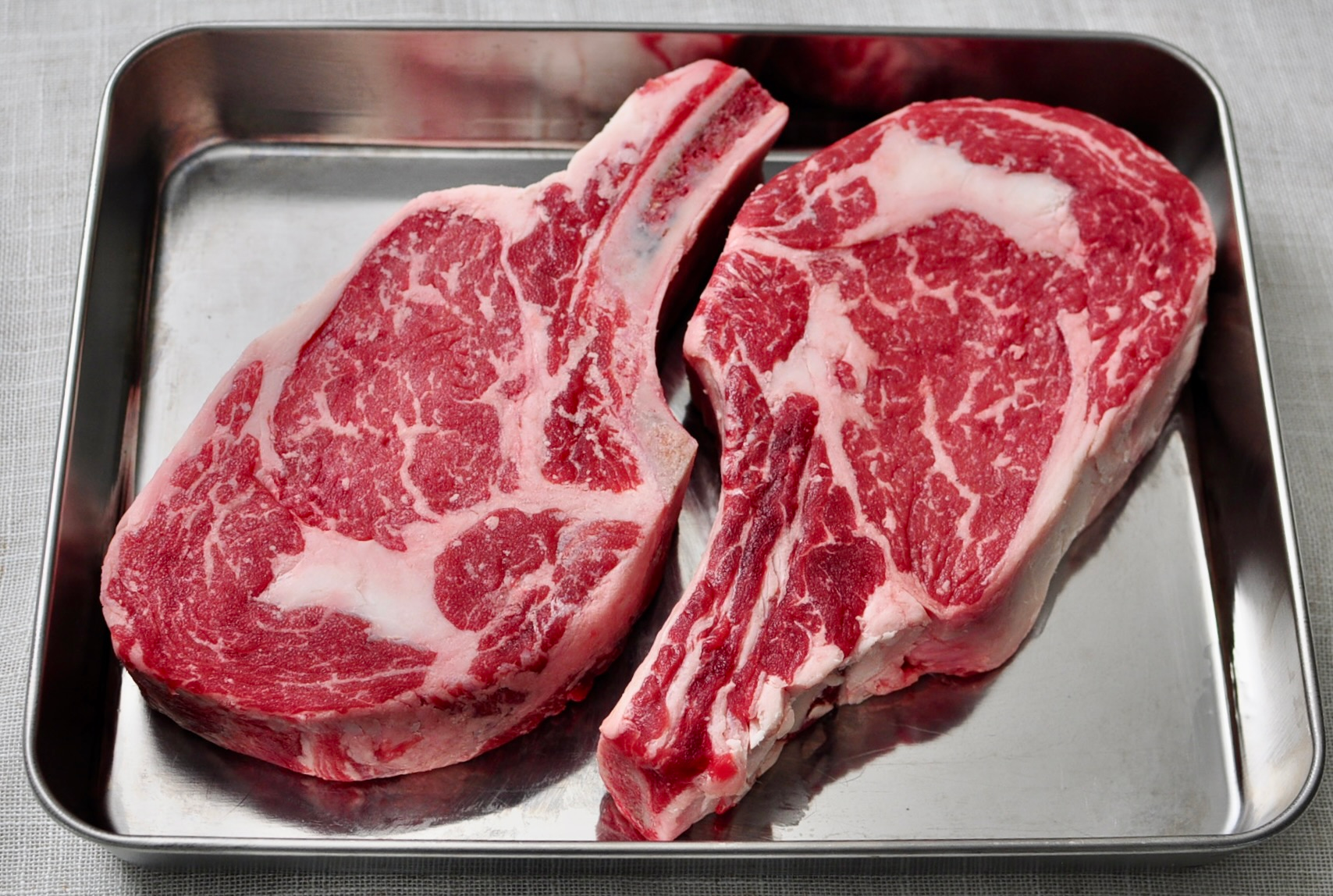 Bone in rib eye steak