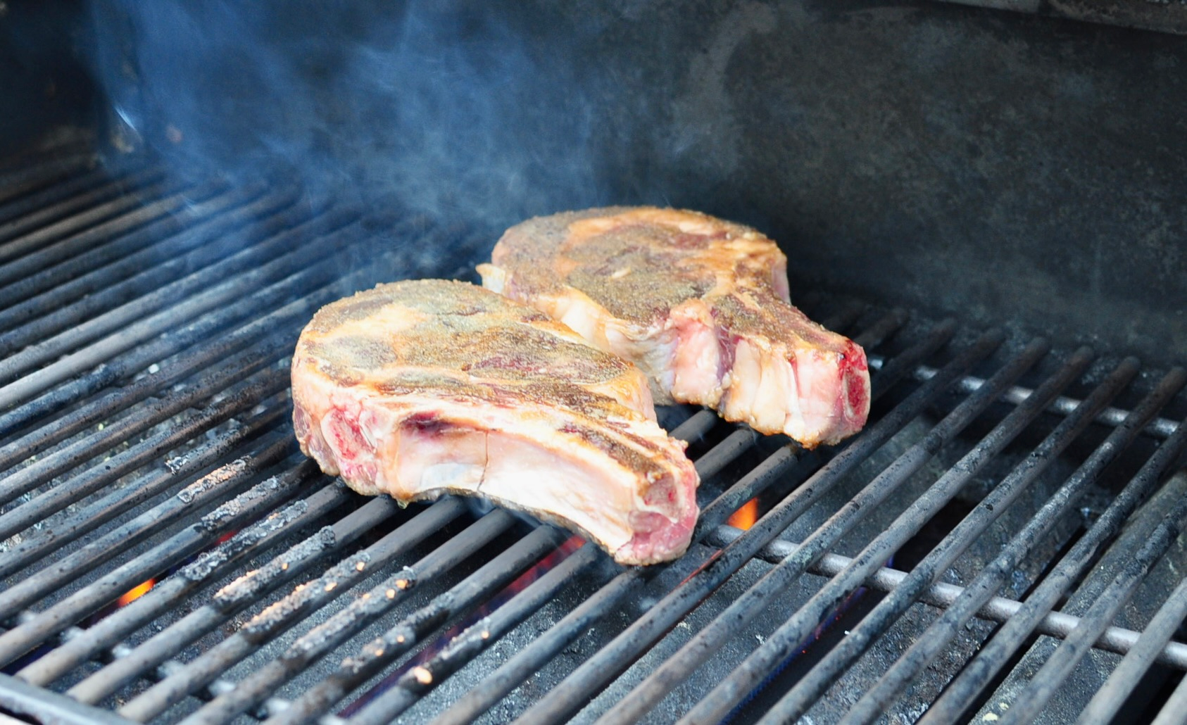 Grill steaks to 129°F for medium rare
