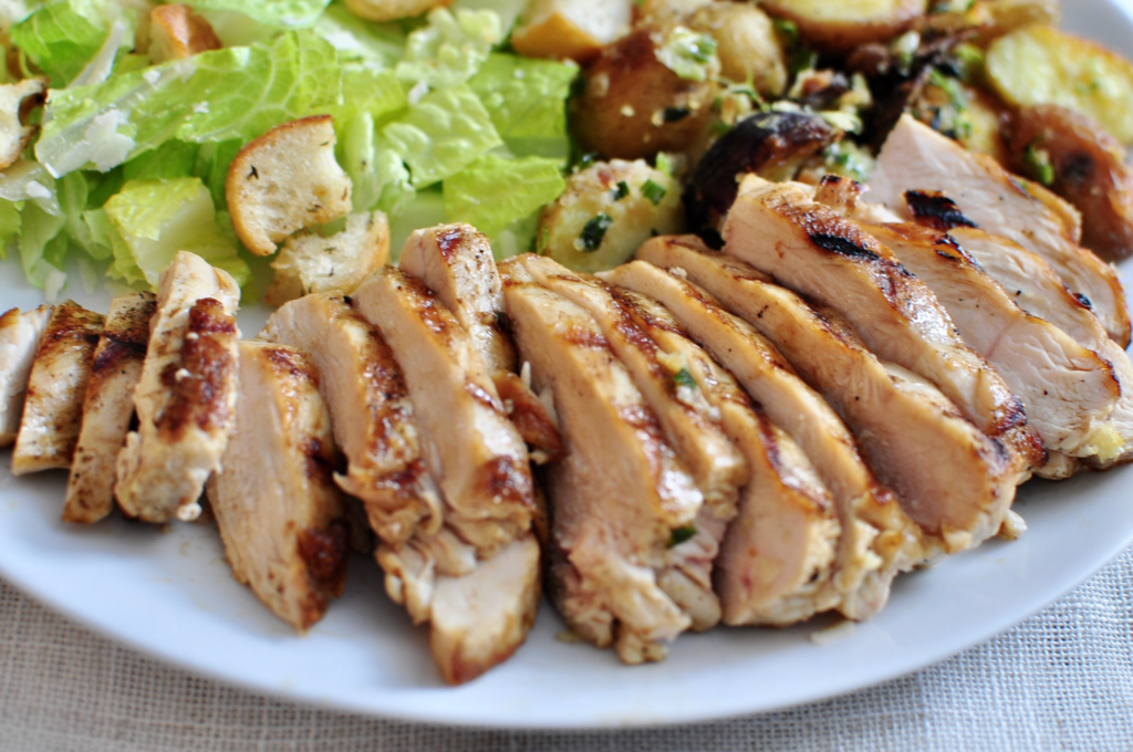Rosemary and Thyme Marinated Chicken Breast Dinner