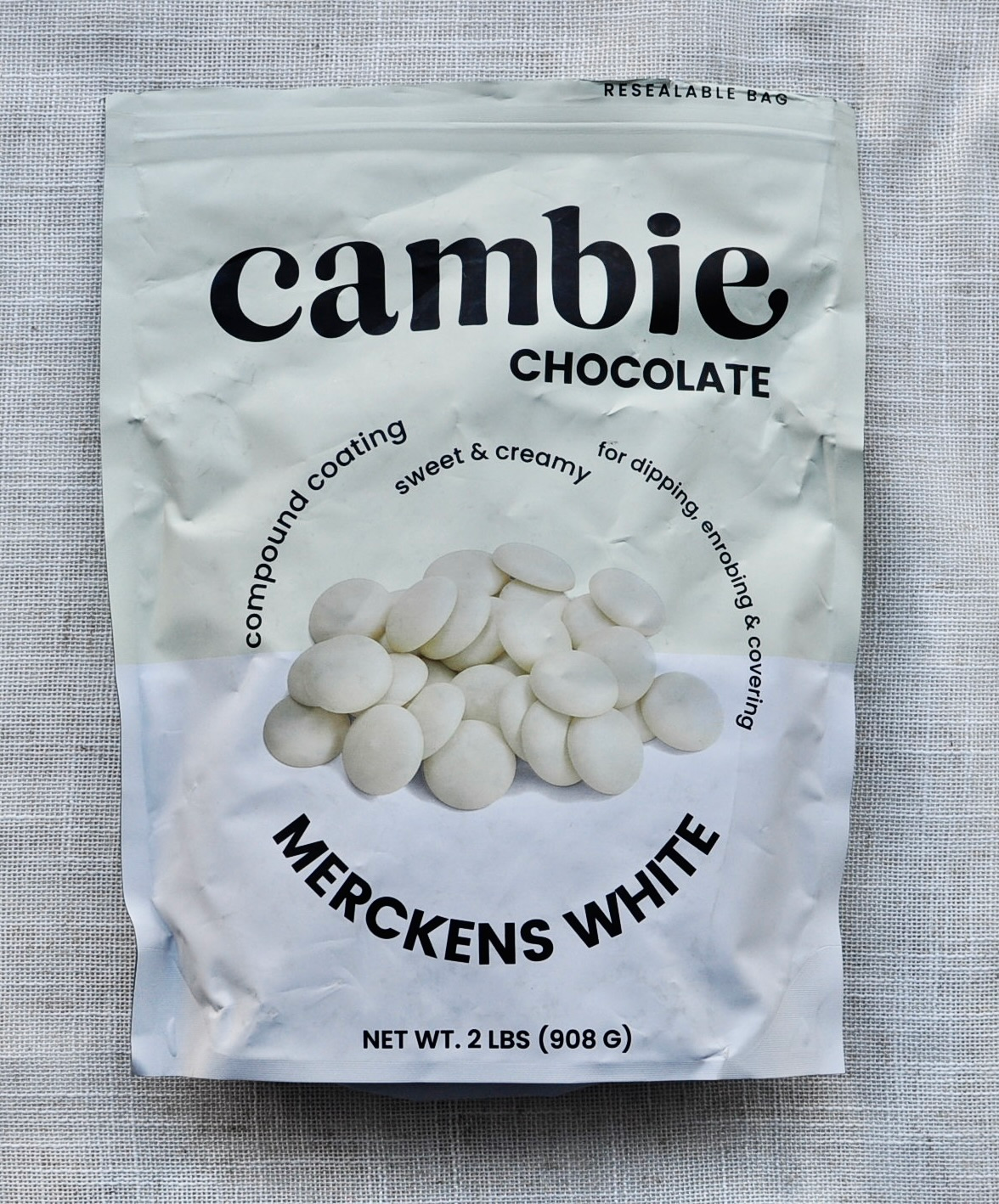 Cambie White Melting Chocolate Callets