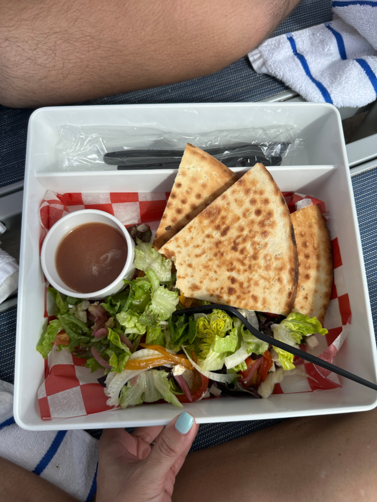 Hilton Barbados Resort Beachside Service Flatbread Salad