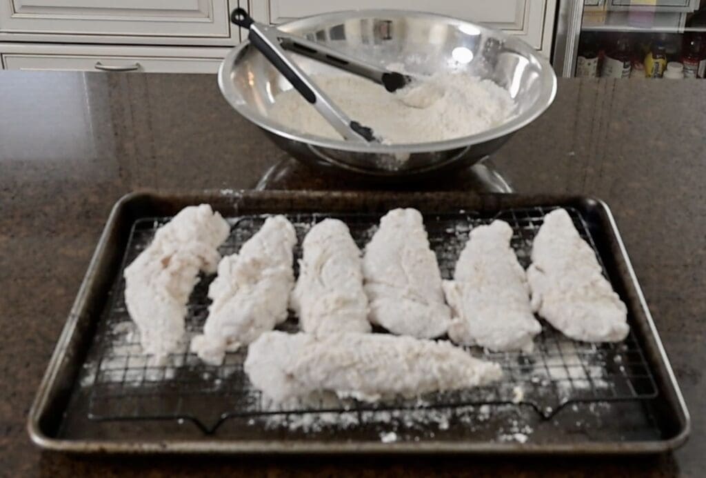 Battered Chicken Tenderloins for Raising Cane's Chicken Fingers