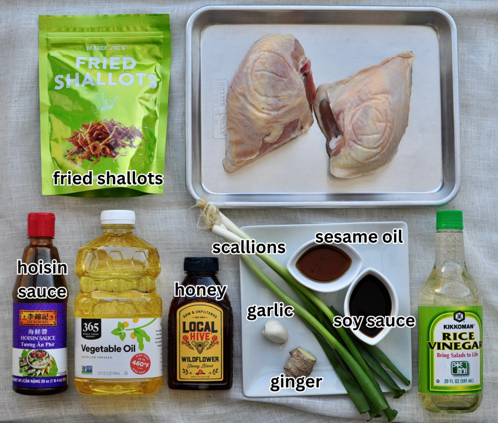 Ingredients for Chinese Chicken Salad