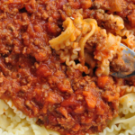 Meat Sauce Recipe with Ground Beef, Zucchini and Carrots