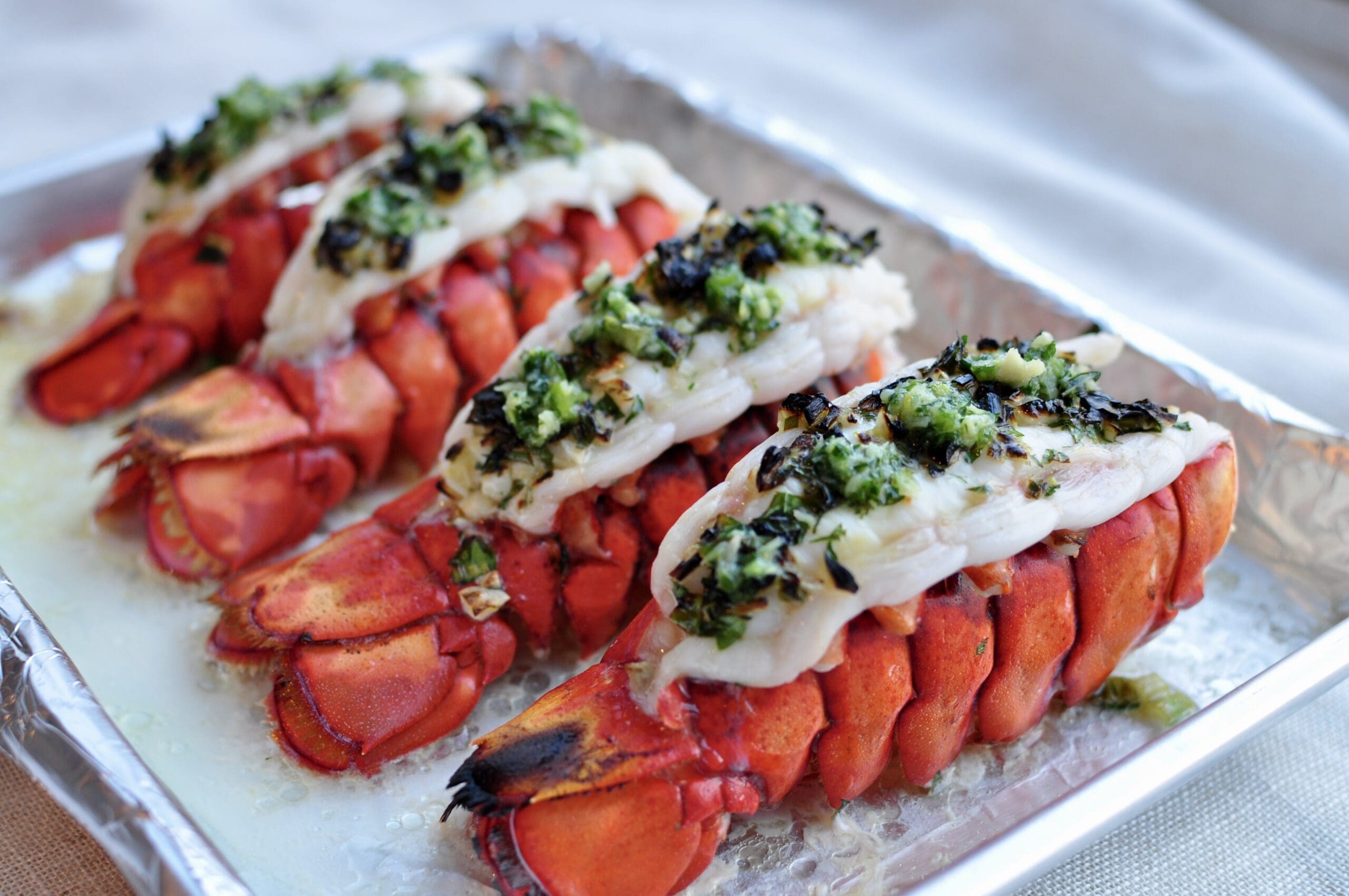 Broiled Lobster Tails