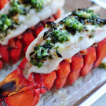 Oven Broiled Butterflied Lobster Tails Recipe