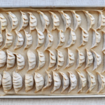 pork and leek dumplings