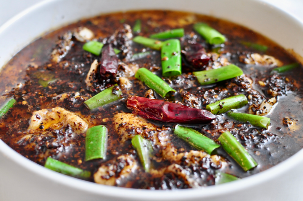 Shui Zhu Yu Szechuan Water Boiled Fish Recipe