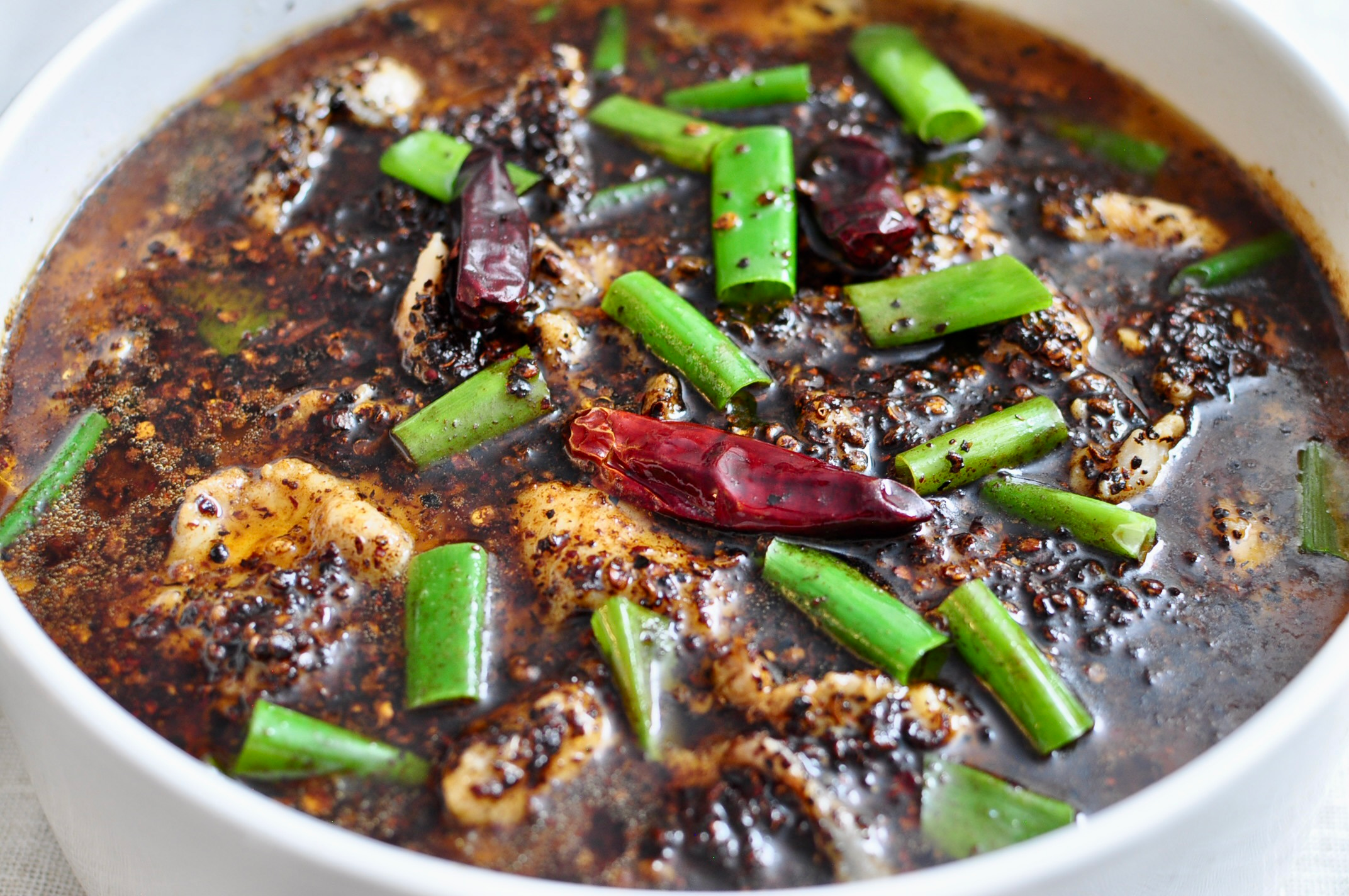 Sichuan Water Boiled Fish (Shui Zhu Yu)