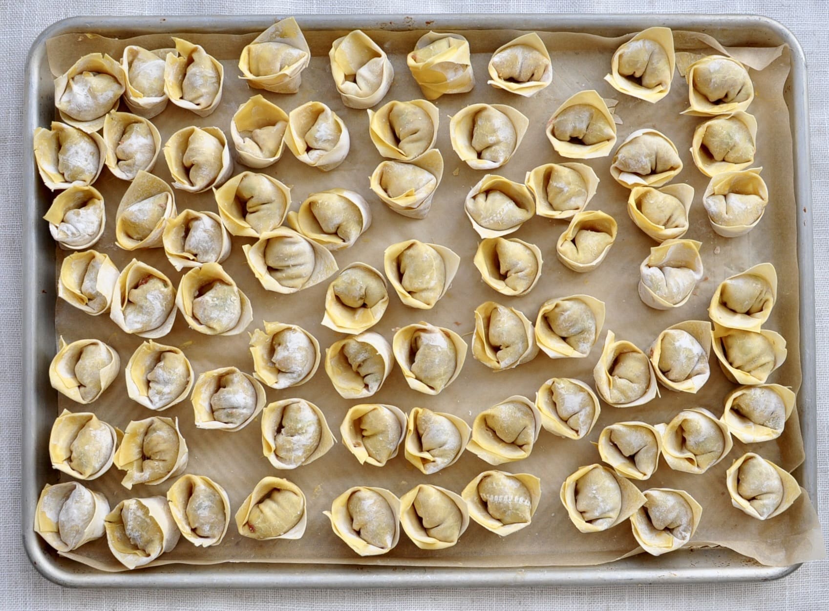 Folded Wontons
