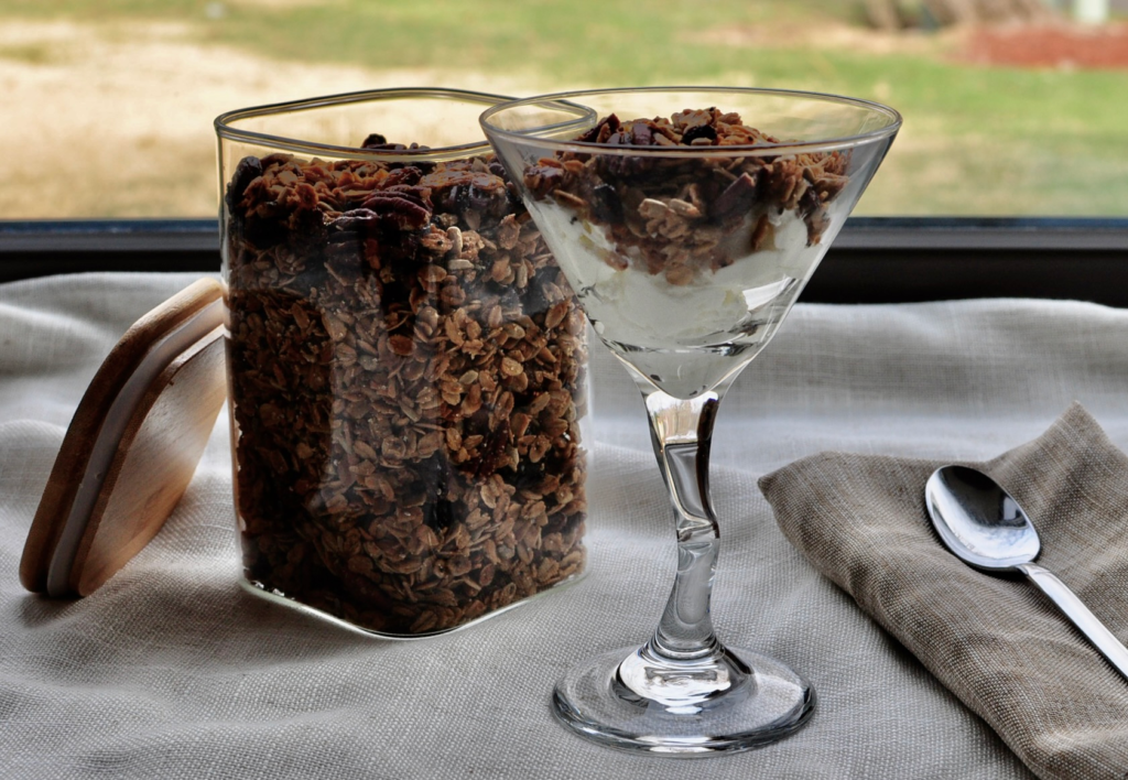Homemade Granola with Greek Yogurt