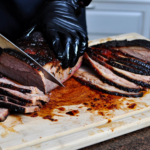 Smoked brisket is juicy and flavorful