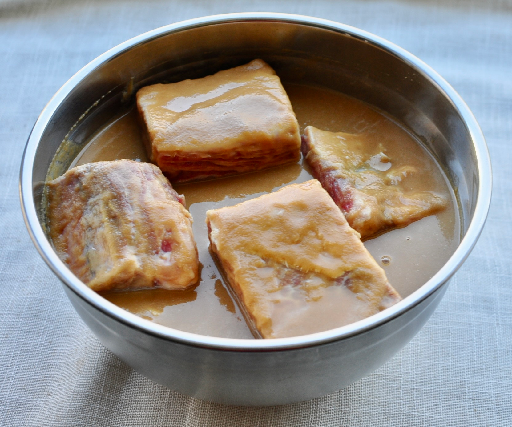 Marinate short ribs overnight