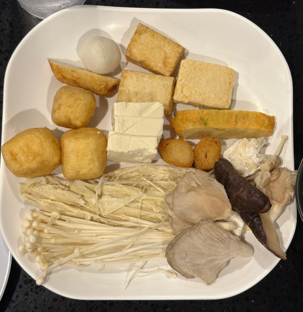 Hot Pot Fish Balls and Mushrooms