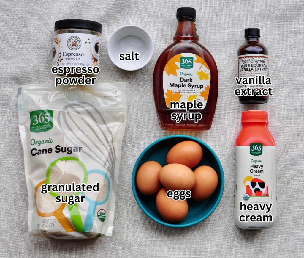 ingredients for creme brulee