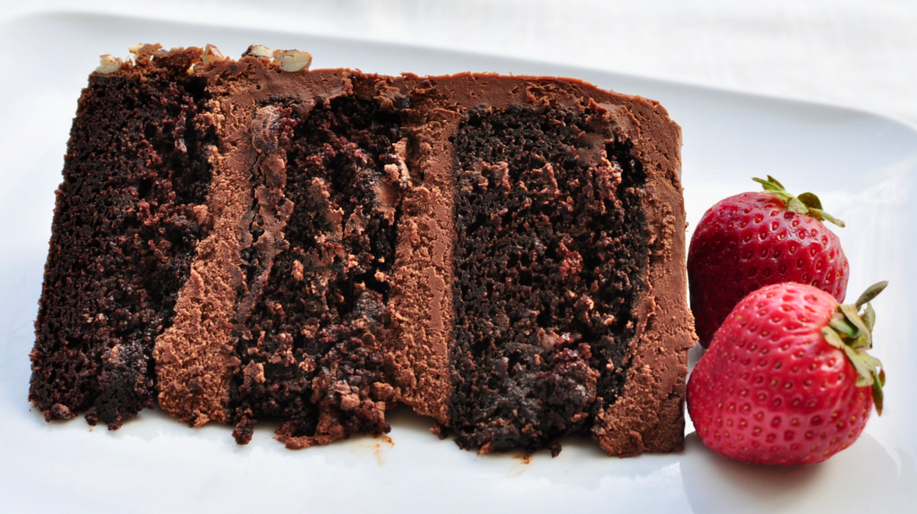 Triple layer Chocolate cake with nutella frosting