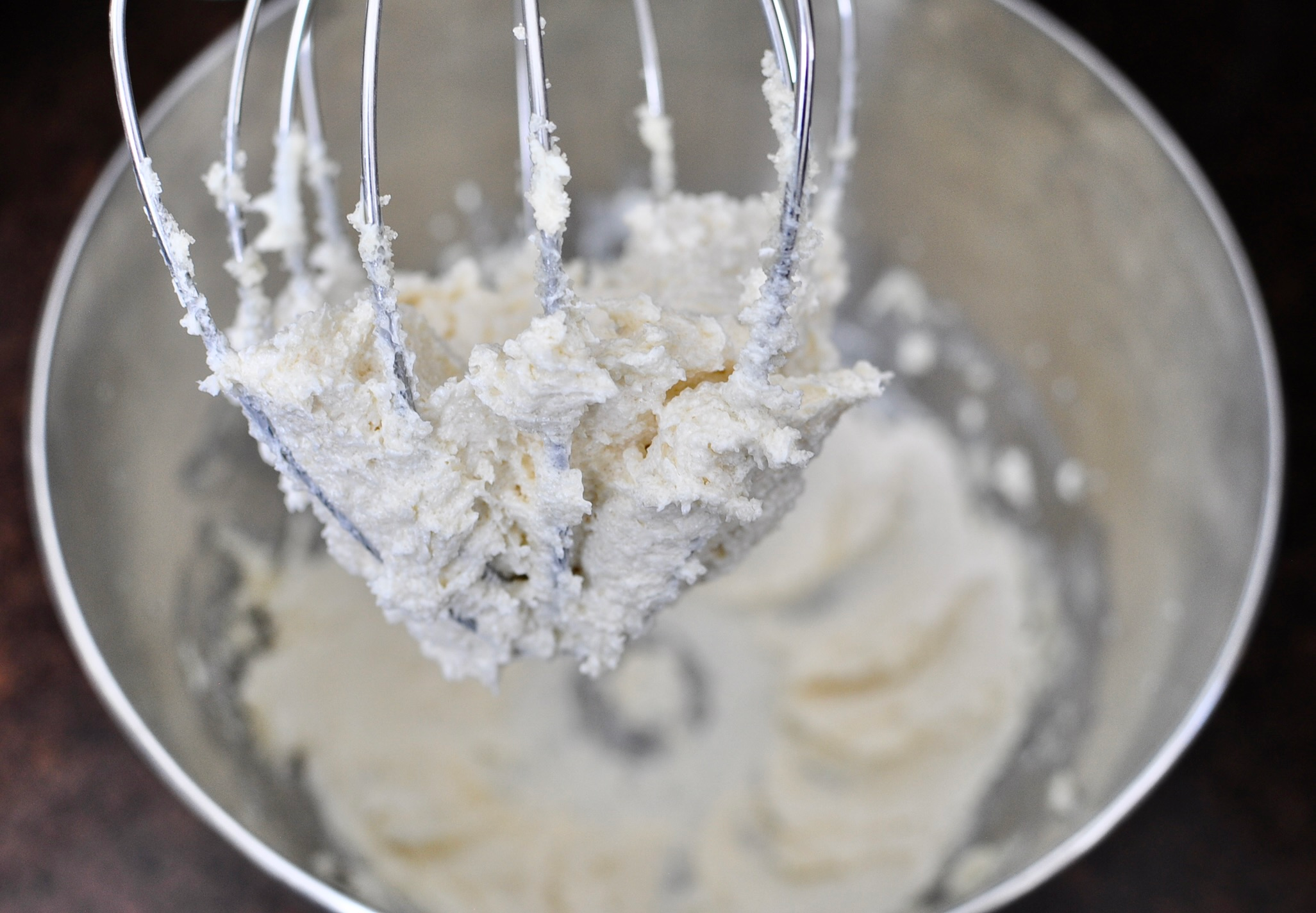 Butter and sugar beaten