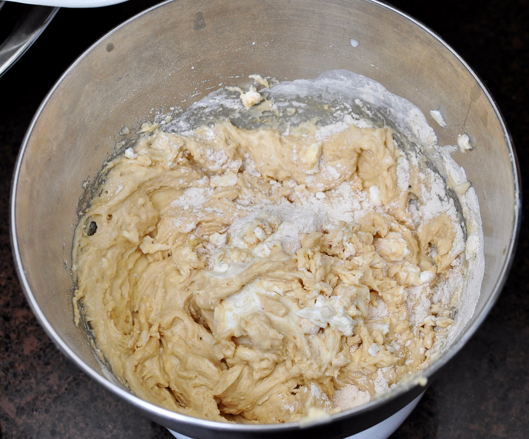 Strawberry muffin batter