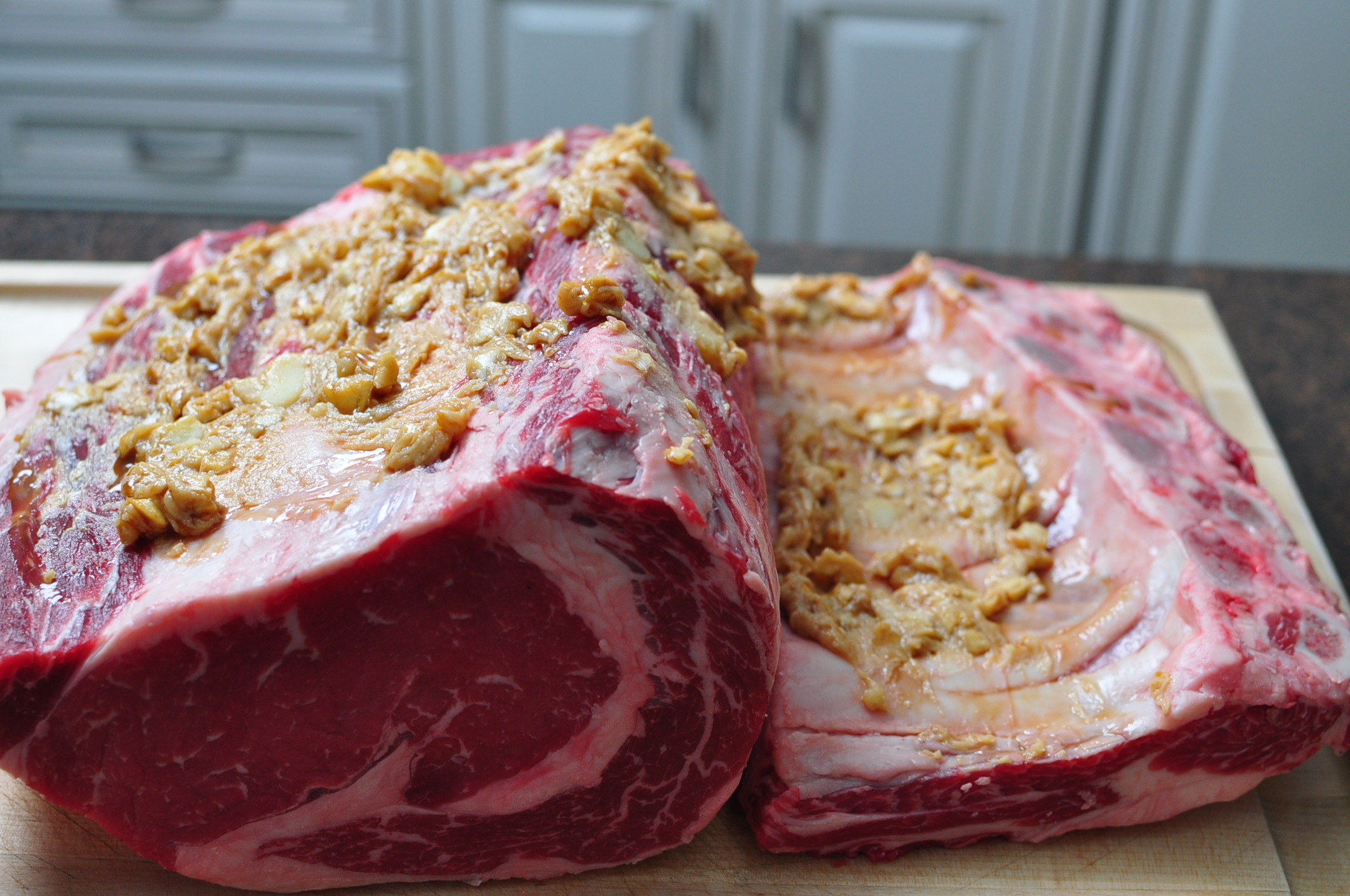 Garlic butter for rib roast
