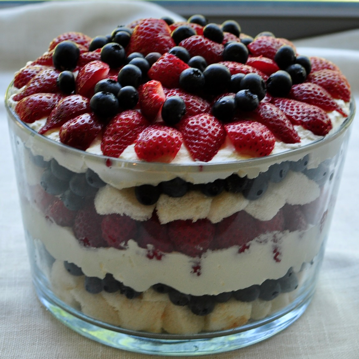 Angel Food Cake Berry Trifle Dessert
