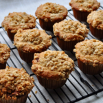 Brown Butter Miso Banana Muffins on Cooling Rack