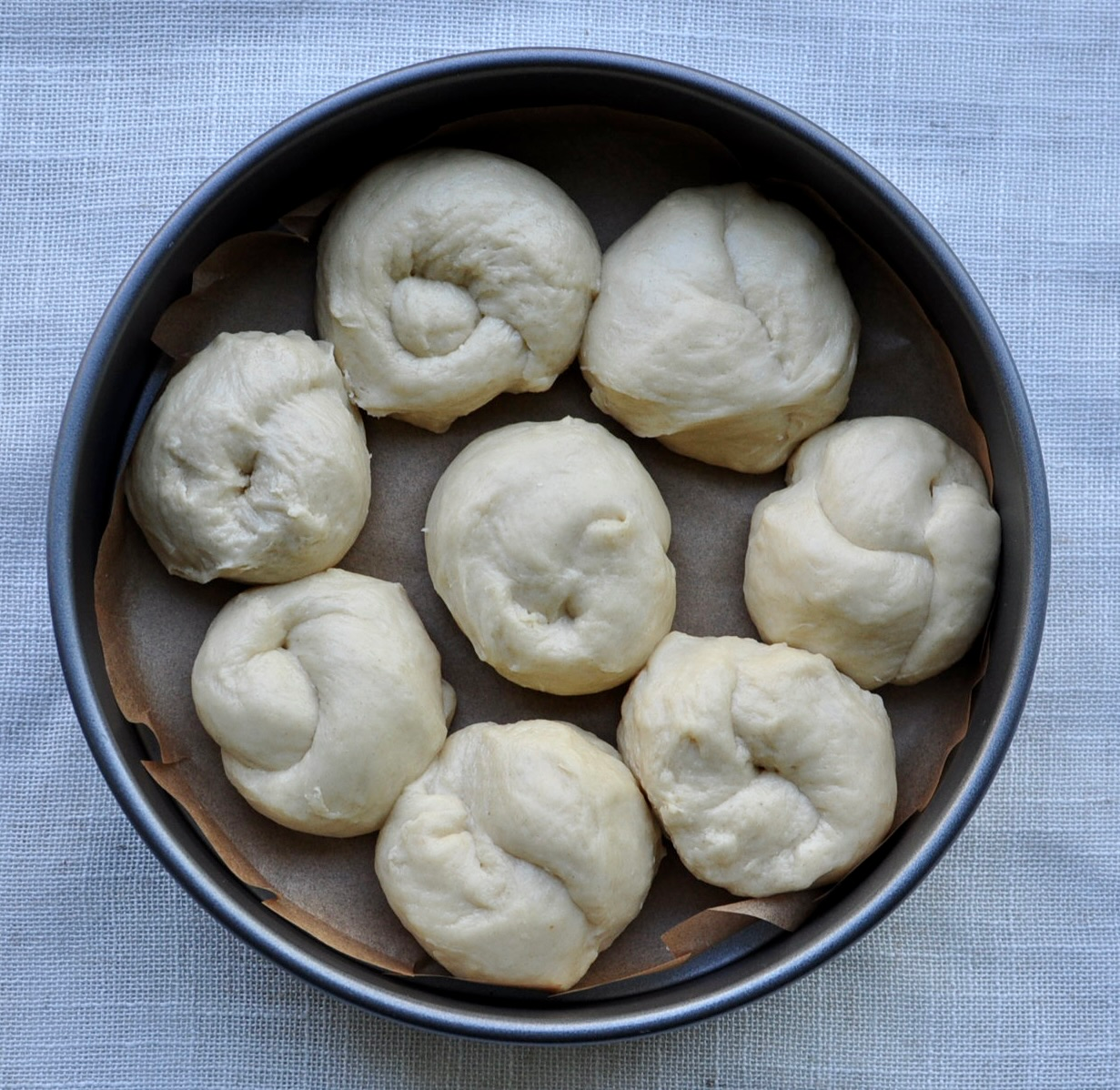Milk Bread Pull Apart Rolls Dough Shape
