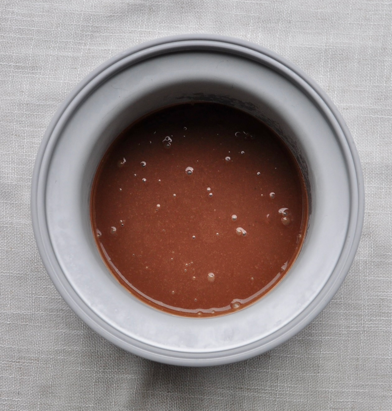 Chocolate Ice Cream in Bowl of Ice Cream Maker