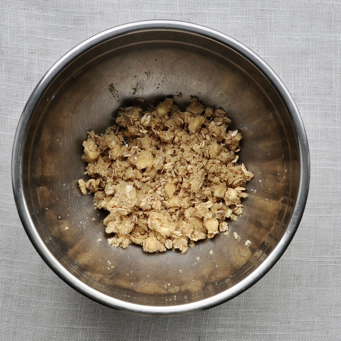 Oat Streusel Topping for Miso Banana Muffins