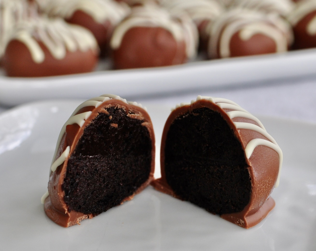 Crushed Oreo Vanilla Espresso Cream Cheese Filled Truffle Balls
