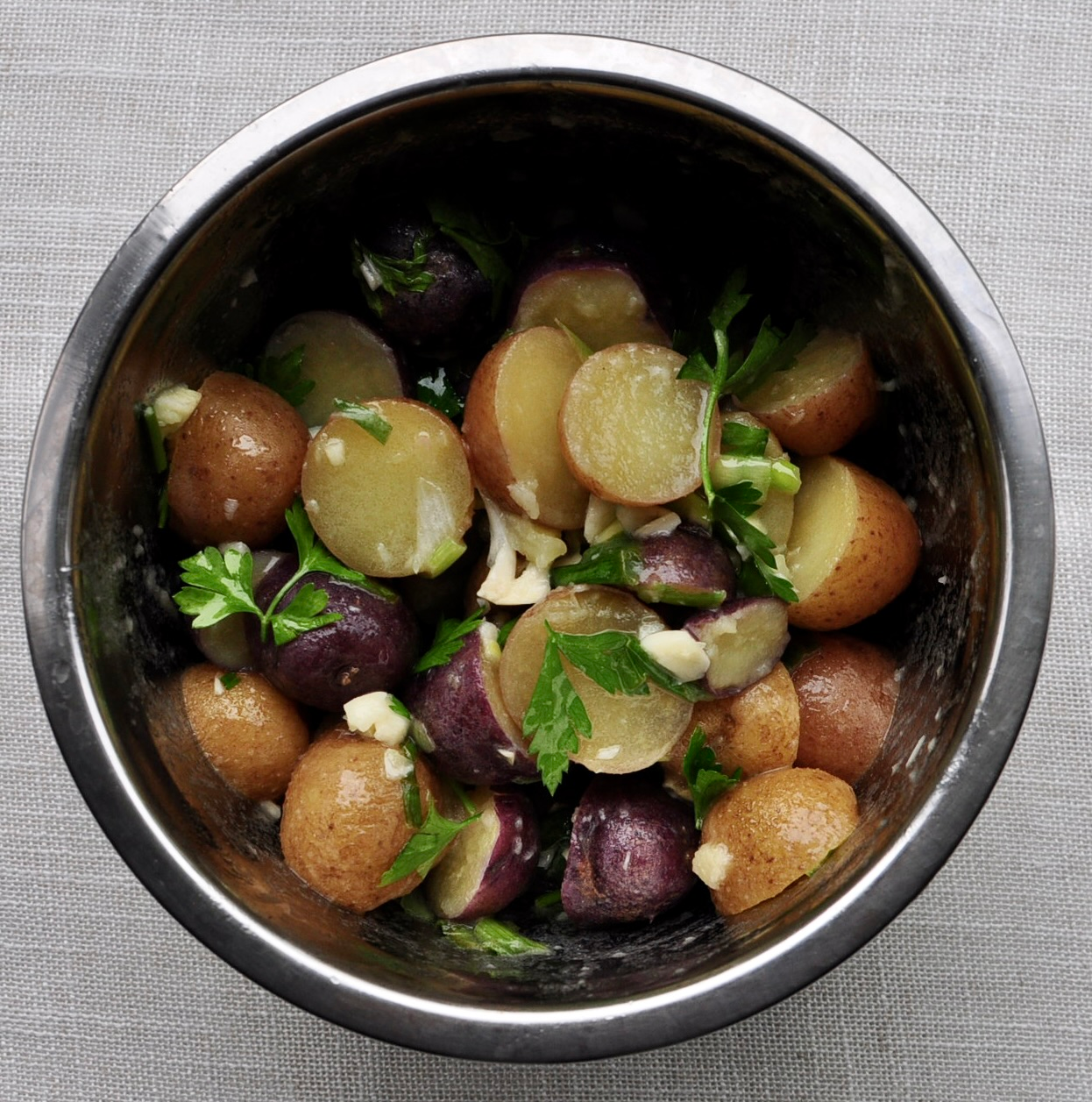 Sheet Pan Clam Bake Recipe with Little Potatoes