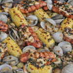 Sheet Pan Clam Bake with Chili Crisp
