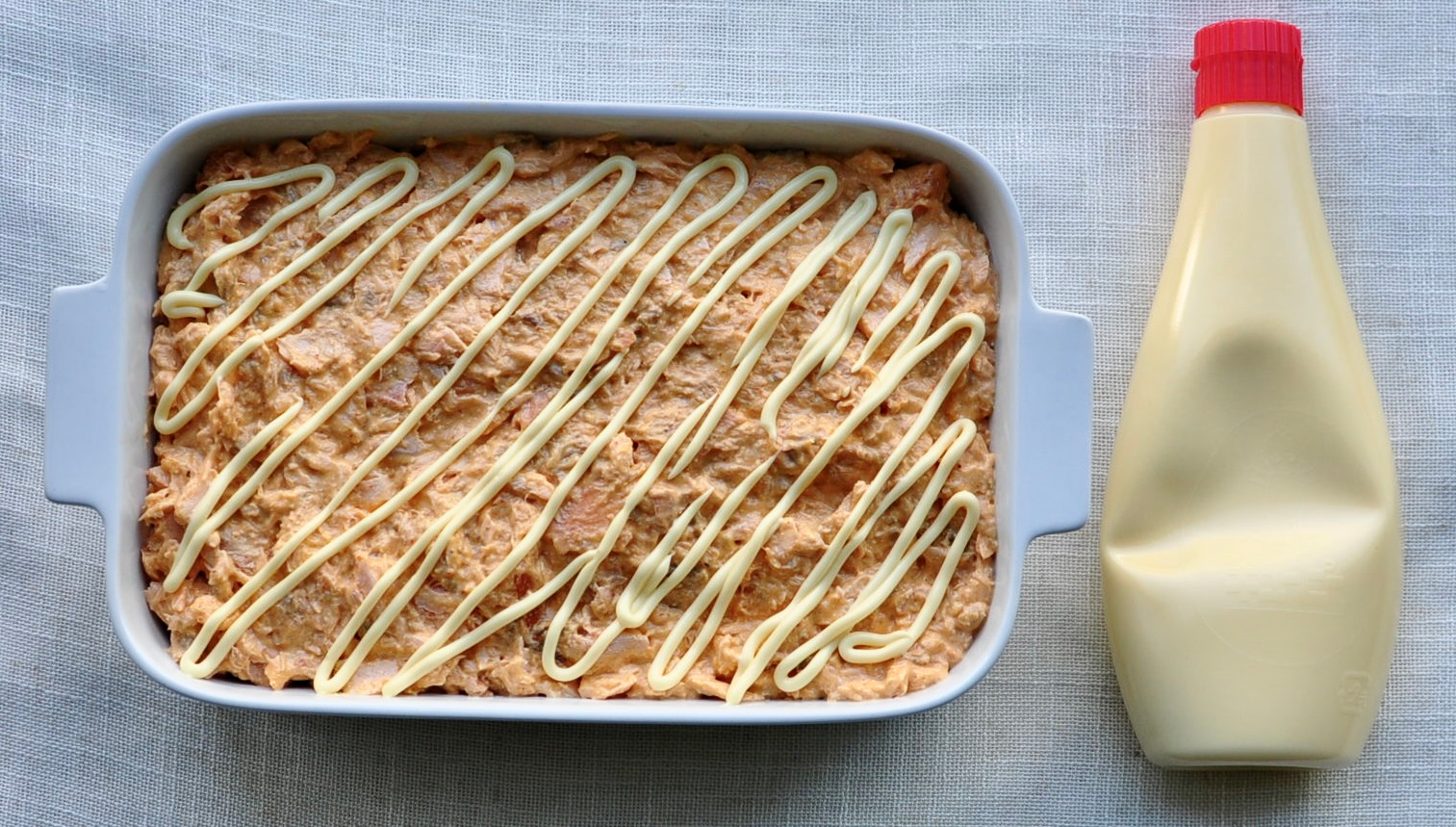 Spicy Salmon Sushi Bake with Kewpie Japanese Mayo