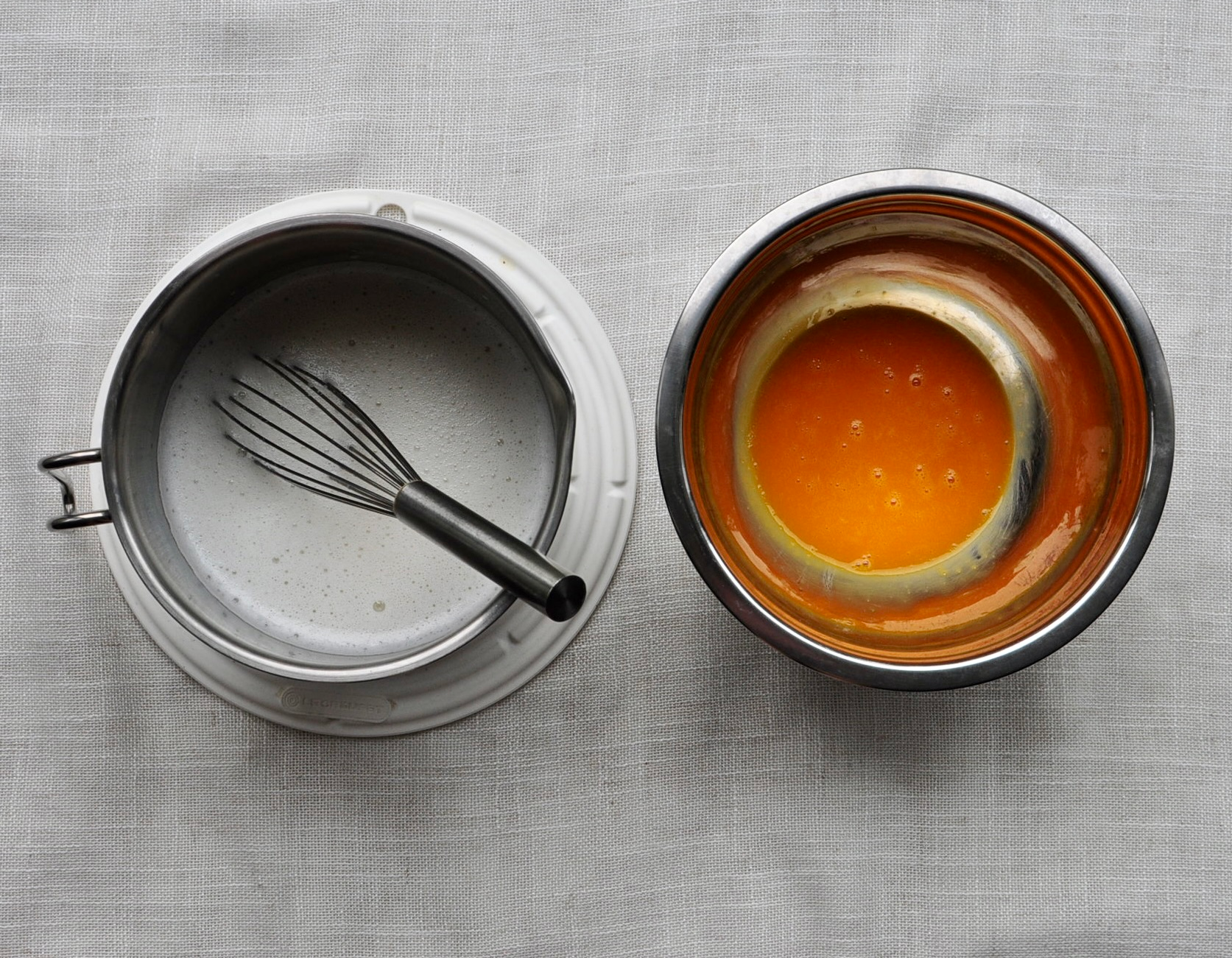 Temper Egg Yolks for Ice Cream Recipe