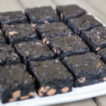 Black Cocoa Brownies with Milk Chocolate Chips