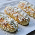 Chinese Bakery Coconut Cream Bun Recipe