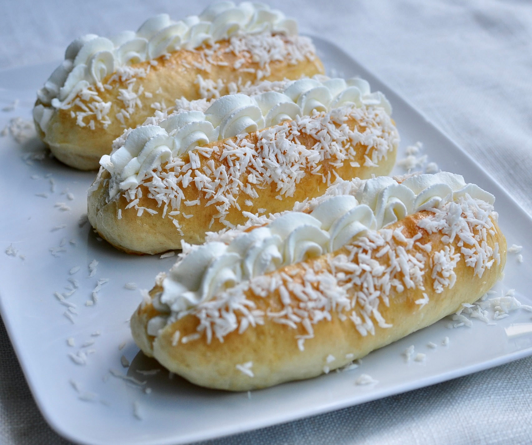 Chinese Coconut Cream Bun Lai Yao Bao Recipe