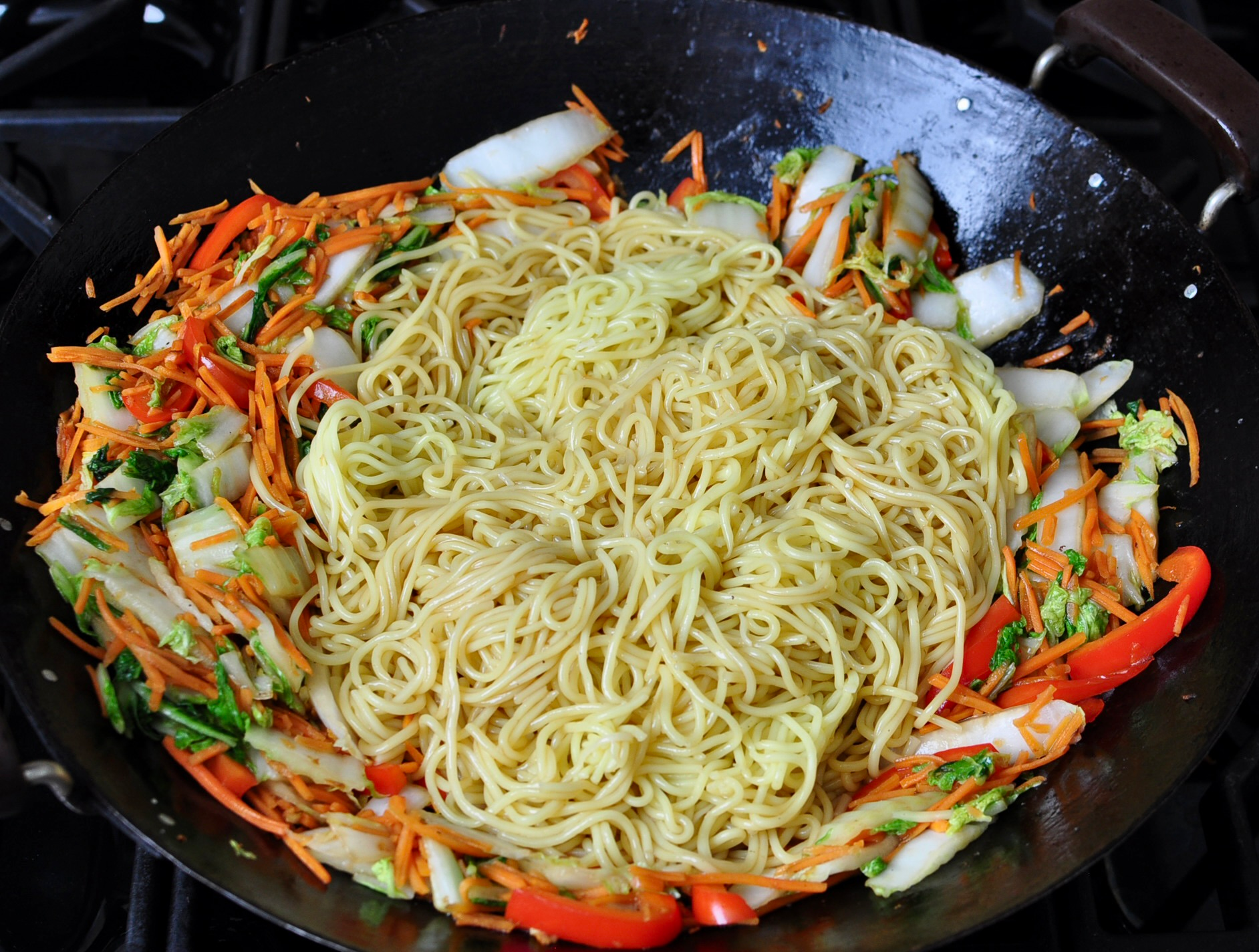 Egg Noodles for Shrimp and Vegetables Lo Mein Recipe