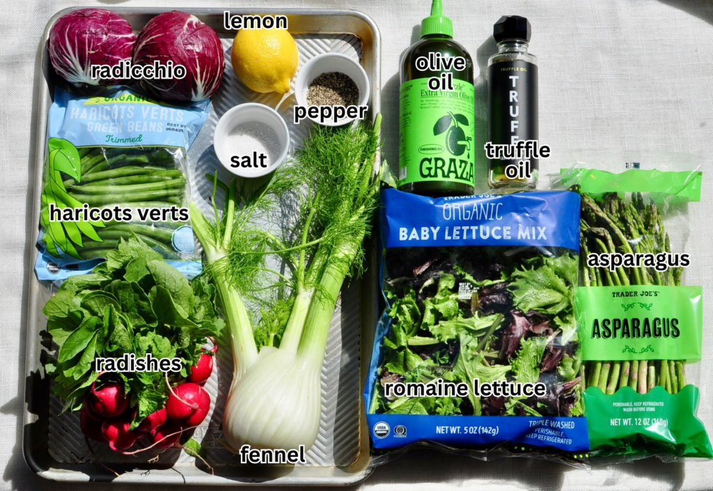 Ingredients for Balthazar Salad Recipe