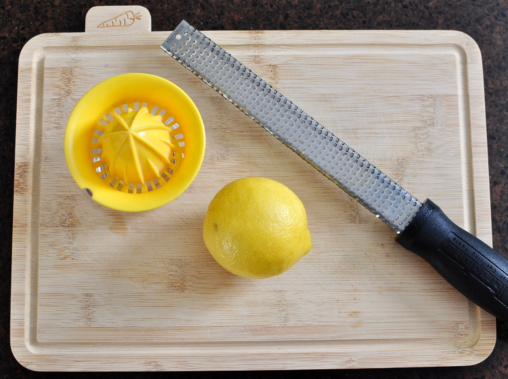 Lemon Zest and Lemon Juice for Balthazar Salad